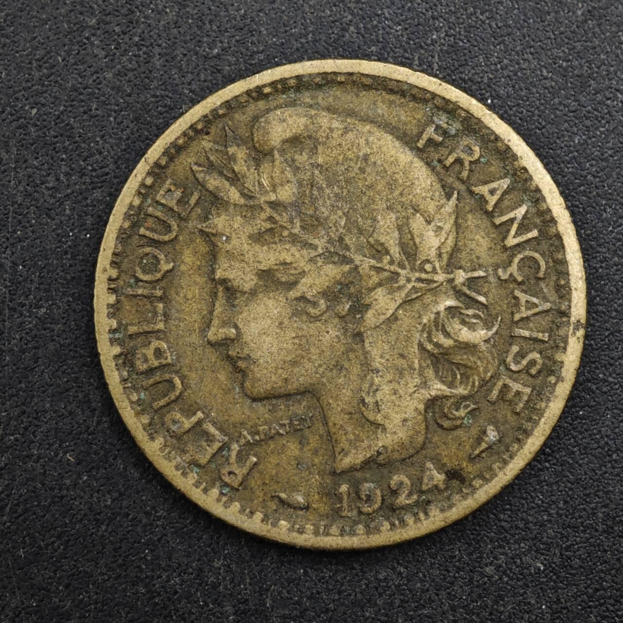 【淘币小摊】实时拍第八百四十三拍   散币场   满百包邮可预留二周 每周一统一发货   多哥1924年1法郎铜币