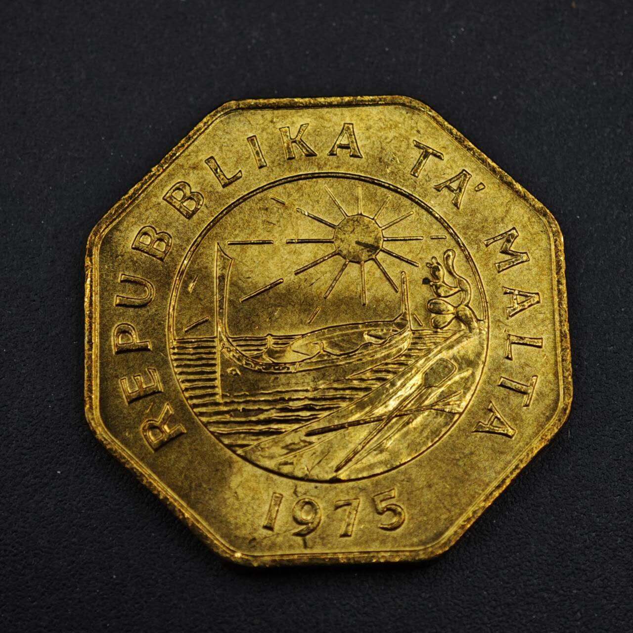 【淘币小摊】实时拍第八百四十三拍   散币场   满百包邮可预留二周 每周一统一发货   马耳他1975年25分铜币