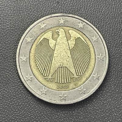 回流20260108 - 德国2002年2欧元双金属币 联邦之鹰