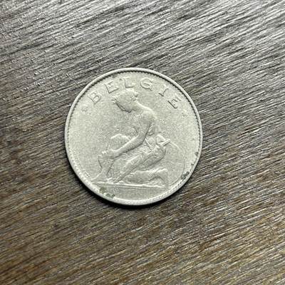 【铜匠收藏】★第135场★散币场，不寄存！！无佣金，30包邮。不满30元，支付5元运费。《接受代拍 代送NGC评级》 - 1922 比利时 1法郎