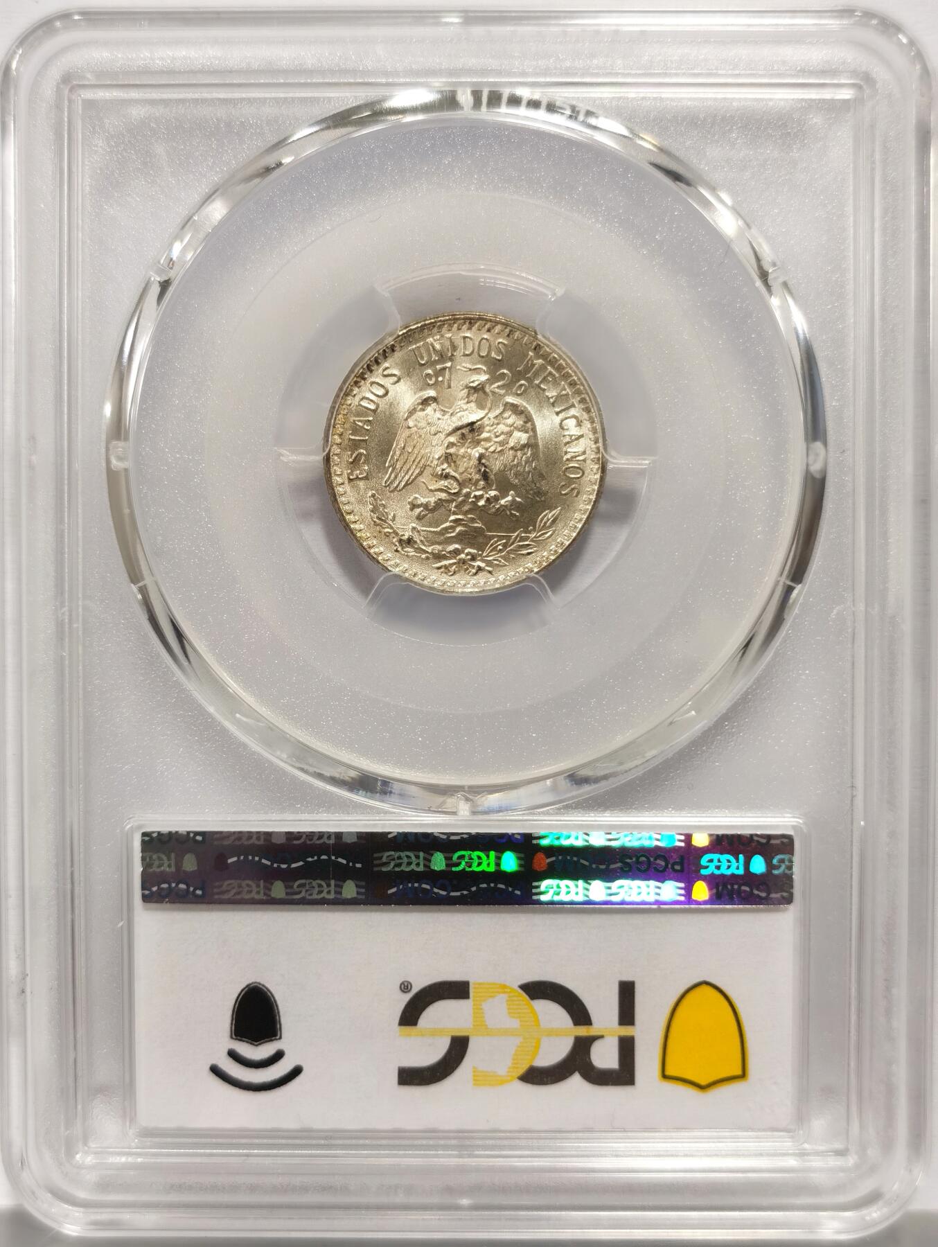 博洋堂世界钱币拍卖第156期（全场包邮） PCGS MS65 墨西哥1942年鹰洋20分银币