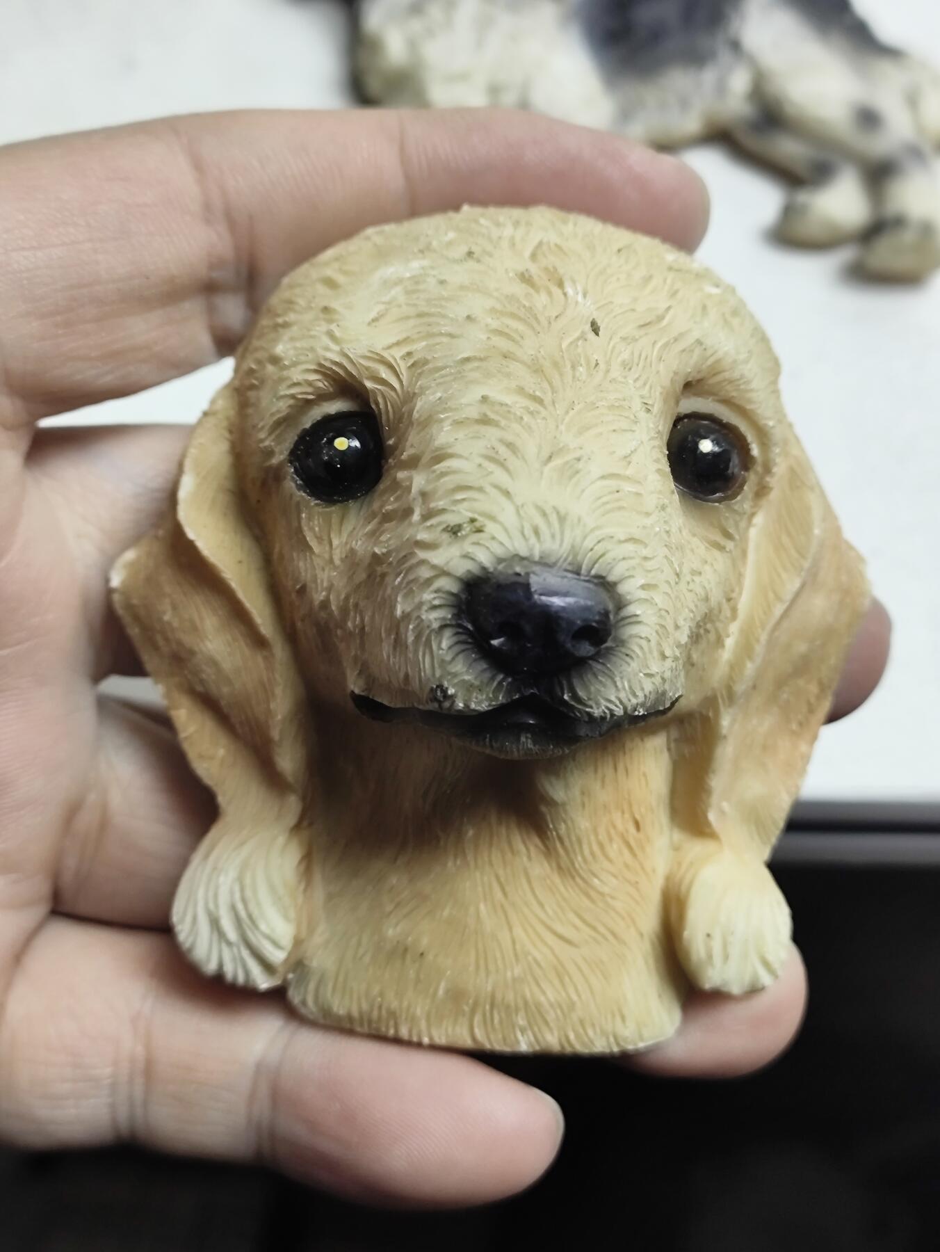 风光无限，精美冰箱贴A 金毛寻回犬造型的创意磁性树脂冰箱贴‌