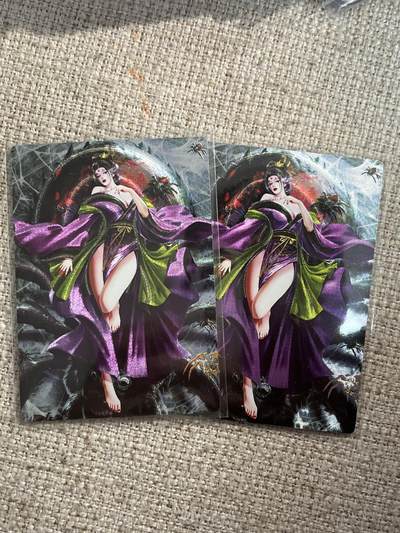 欢迎送拍、零成本上架，释放现金流，合理分配上拍卡品 - 【折光一对】蜘蛛精 奇典卡牌