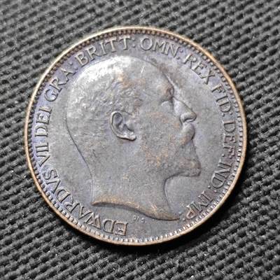 KK钱币收藏小铺  第399期  百期特拍（四拍之三）2月预留时间 周末发货 -  1903英国1法新铜币 好品