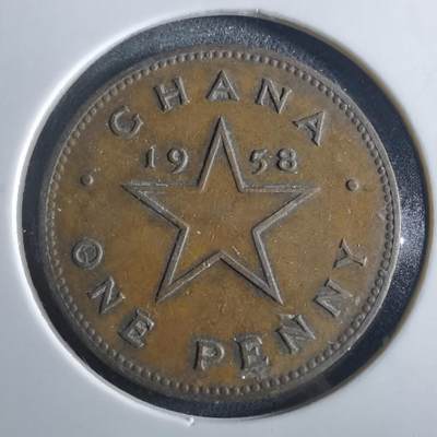 沼泽如烟--第956场 - 加纳1958年1便士