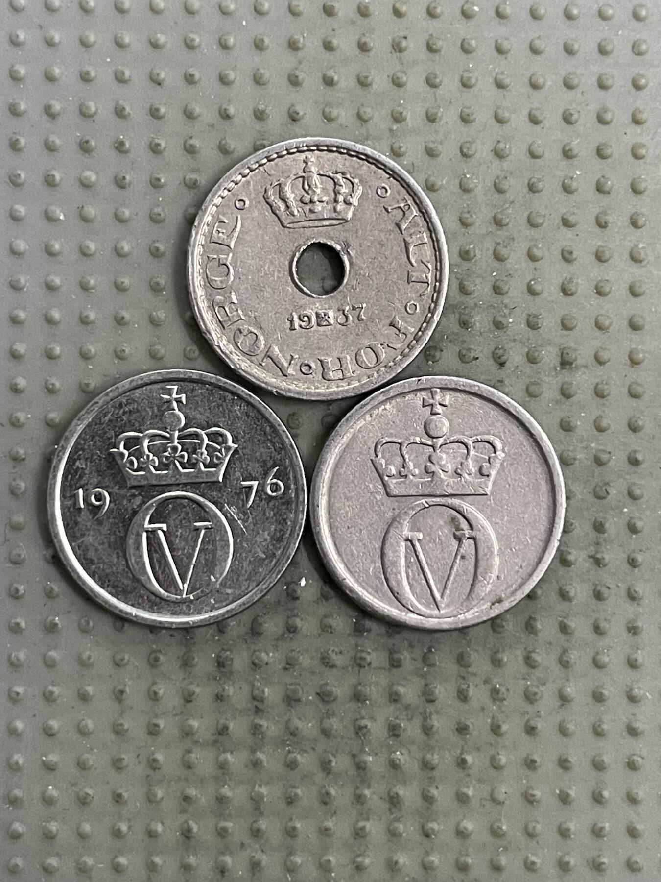 2026年第5场各国散币拍卖（总第155场） 挪威10欧尔3枚