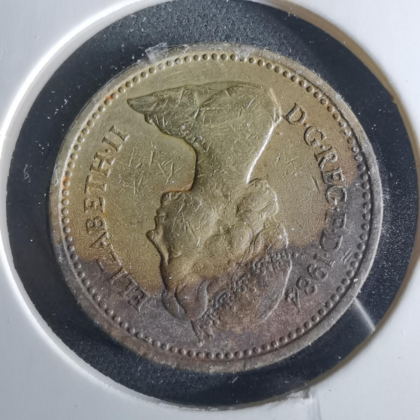 沼泽如烟--第956场 英国1984年一磅