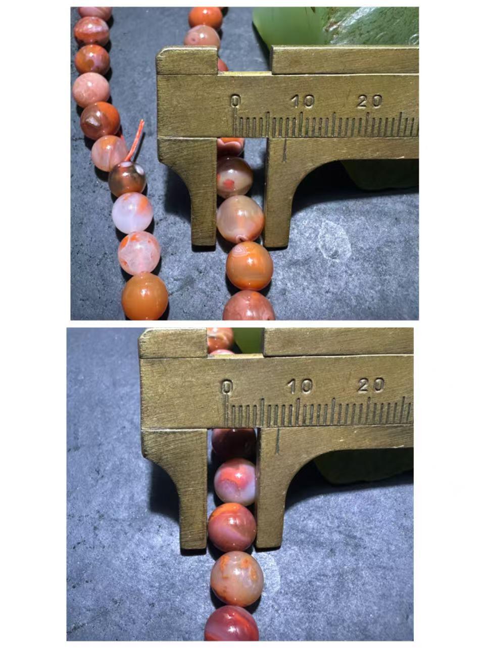 川料南红玛瑙多圈手串一条，