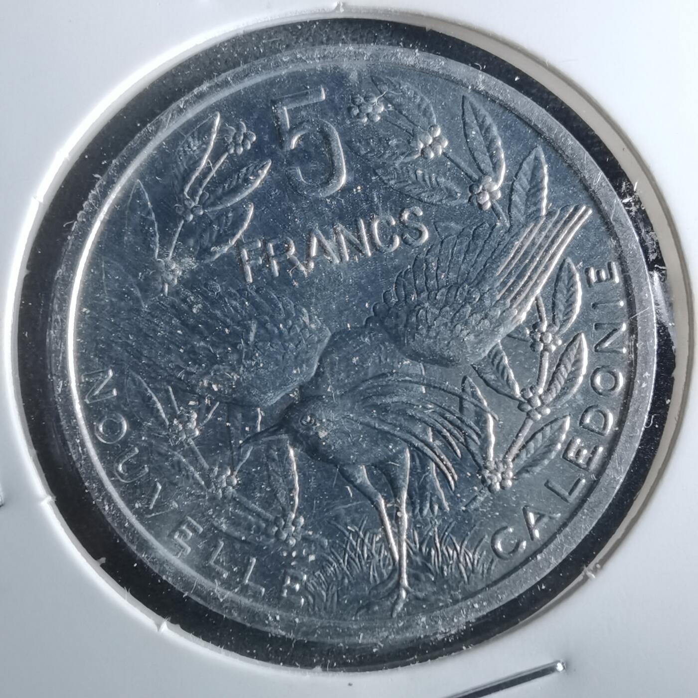 沼泽如烟--第956场 法属新喀里多尼亚1983年5法郎