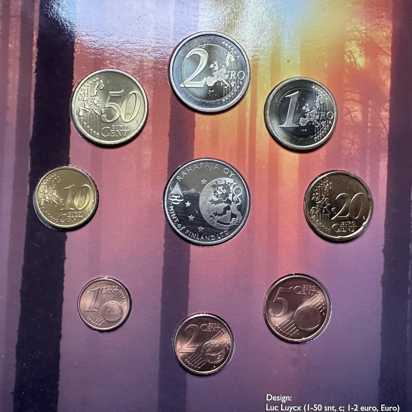 🌹外币初藏🌹🐯2026年第5场  每周二四六晚8️⃣点 接代拍 芬兰2005年原厂欧元册