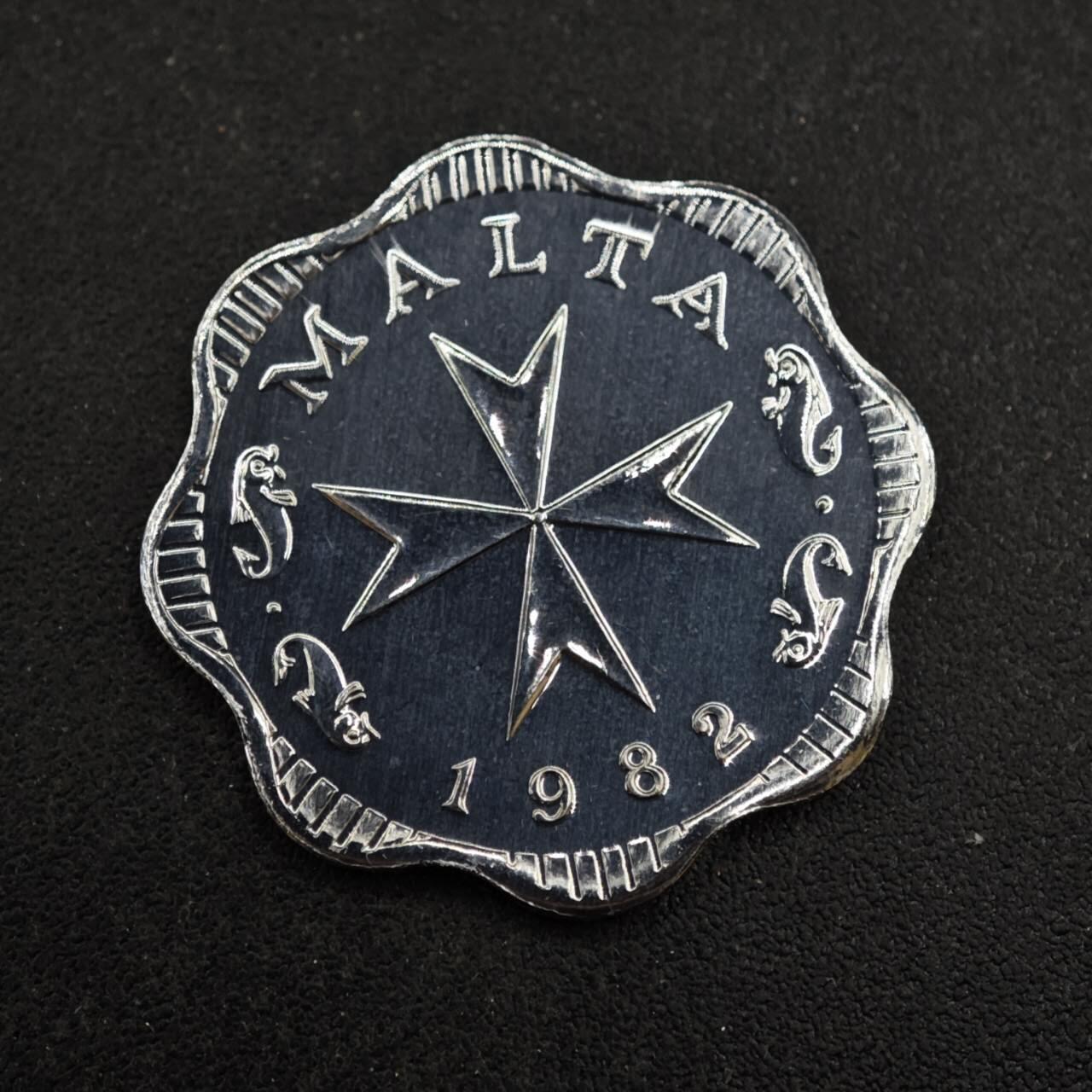 【淘币小摊】实时拍第八百四十三拍   散币场   满百包邮可预留二周 每周一统一发货   马耳他1982年2米尔十进制十年精制纪念币