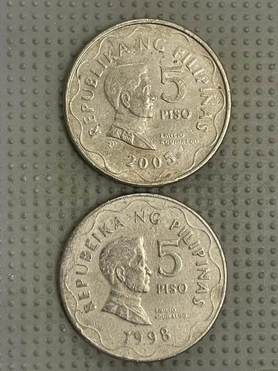 2026年第4场各国散币拍卖（总第154场） - 菲律宾5比索2枚