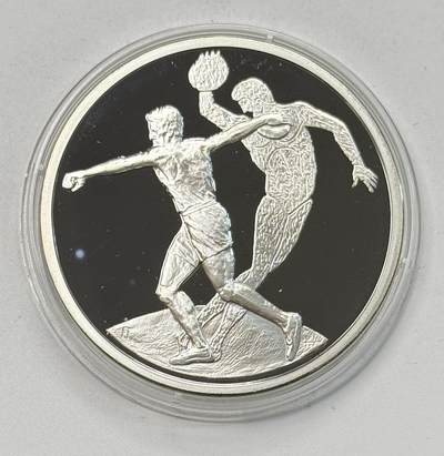 S&S Numismatic世界钱币-拍卖 第118期  - 希腊2004年 雅典奥运会-铁饼 10欧元精制银币 盒证齐全 34克925银