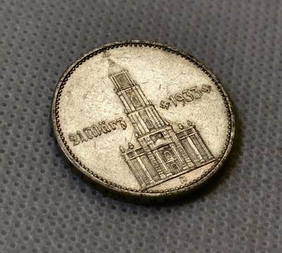 甄臻铺-世界币章拍卖（第46期）送拍享返佣金等优惠多多（1月10日精品场，敬请期待） 德国教堂加字2马克，细节见图