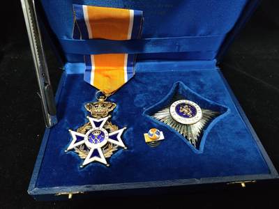 0元起拍勋章 第324期 咸鱼国勋章拍卖专场 1月11日（周日）下午6：00开始 - 纯银珐琅 大军官级荷兰奥兰治拿骚勋章