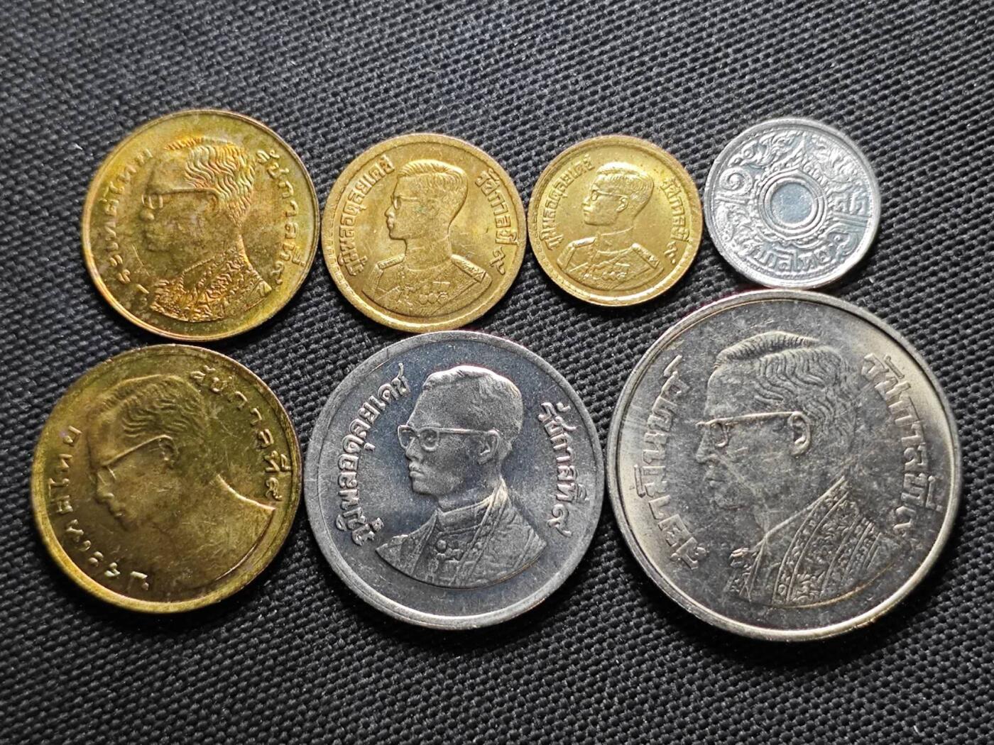 KK钱币收藏小铺  第387期  2月预留时间 周末发货  泰国 好品一组