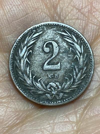 2026年第五场(总第一百七十四场）外国好品散币场(免佣金) - 匈牙利王国1894年2菲勒(奥匈帝国–弗朗茨·约瑟夫一世时期)