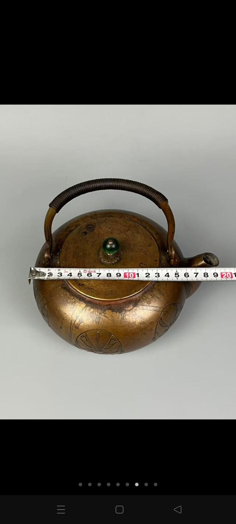 旧藏【京剧脸谱铜壶+铸铁炉】整套，全品完整，实拍如图！