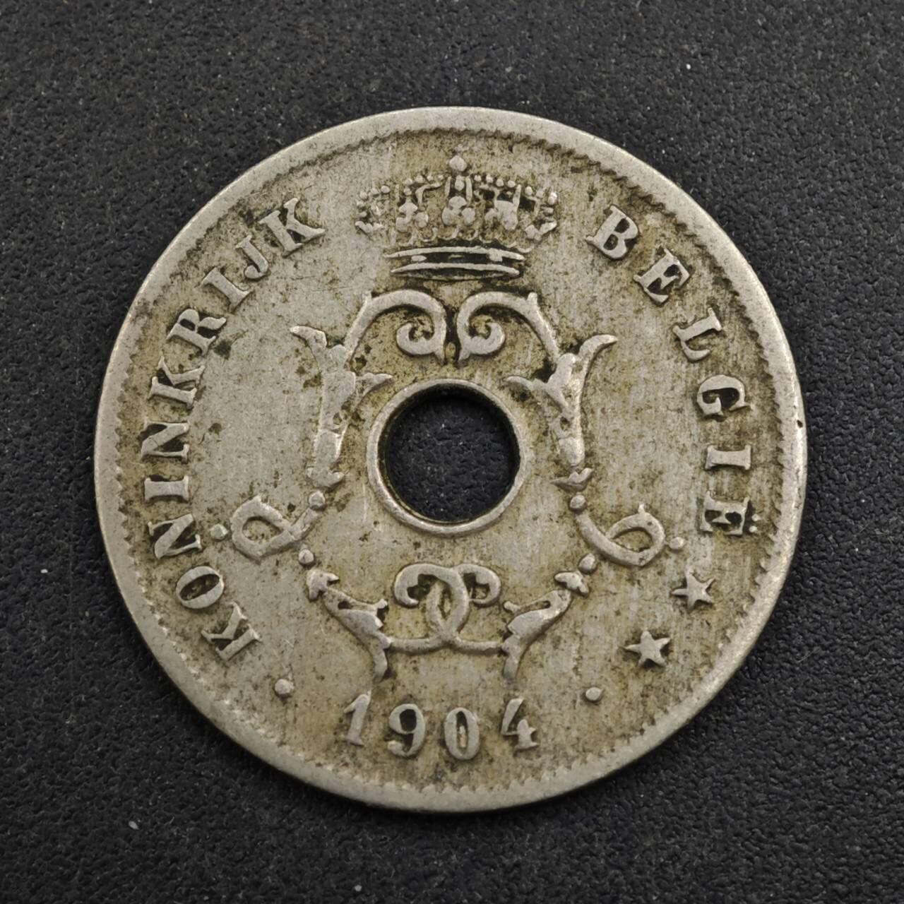 【淘币小摊】实时拍第八百四十三拍   散币场   满百包邮可预留二周 每周一统一发货   比利时1904年10分