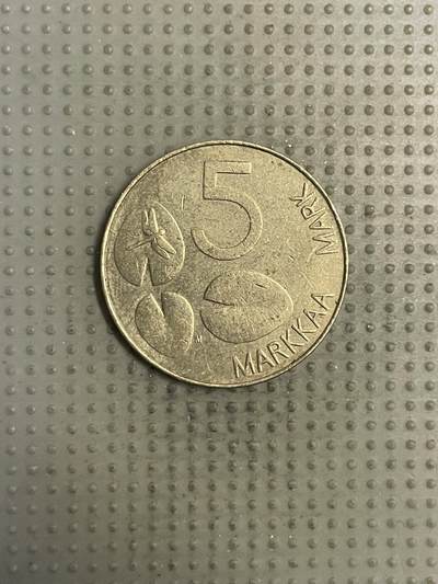 2026年第5场各国散币拍卖（总第155场） - 芬兰1993年5马克