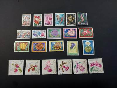 博彦收藏  TM 1月14日 8点 邮票专场 全场包邮 - 外国纪念票旧票一组，具体以图片为准，个别瑕疵，大部分上品