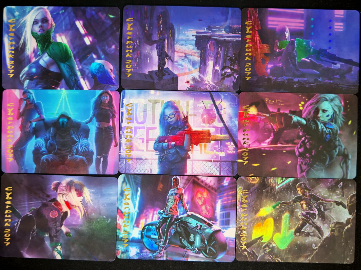 琦卡当当铺～第28期★★各种小漏~支持寄存★★~【9点40结束】扫码加群抽[包邮券]~ 2077游戏普卡一套-9张