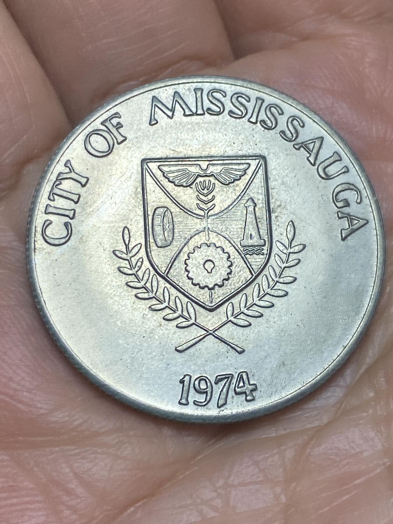 2026年第五场(总第一百七十四场）外国好品散币场(免佣金) 加拿大🇨🇦安大略省密西沙加市1974年发行的Malton建区154周年纪念章