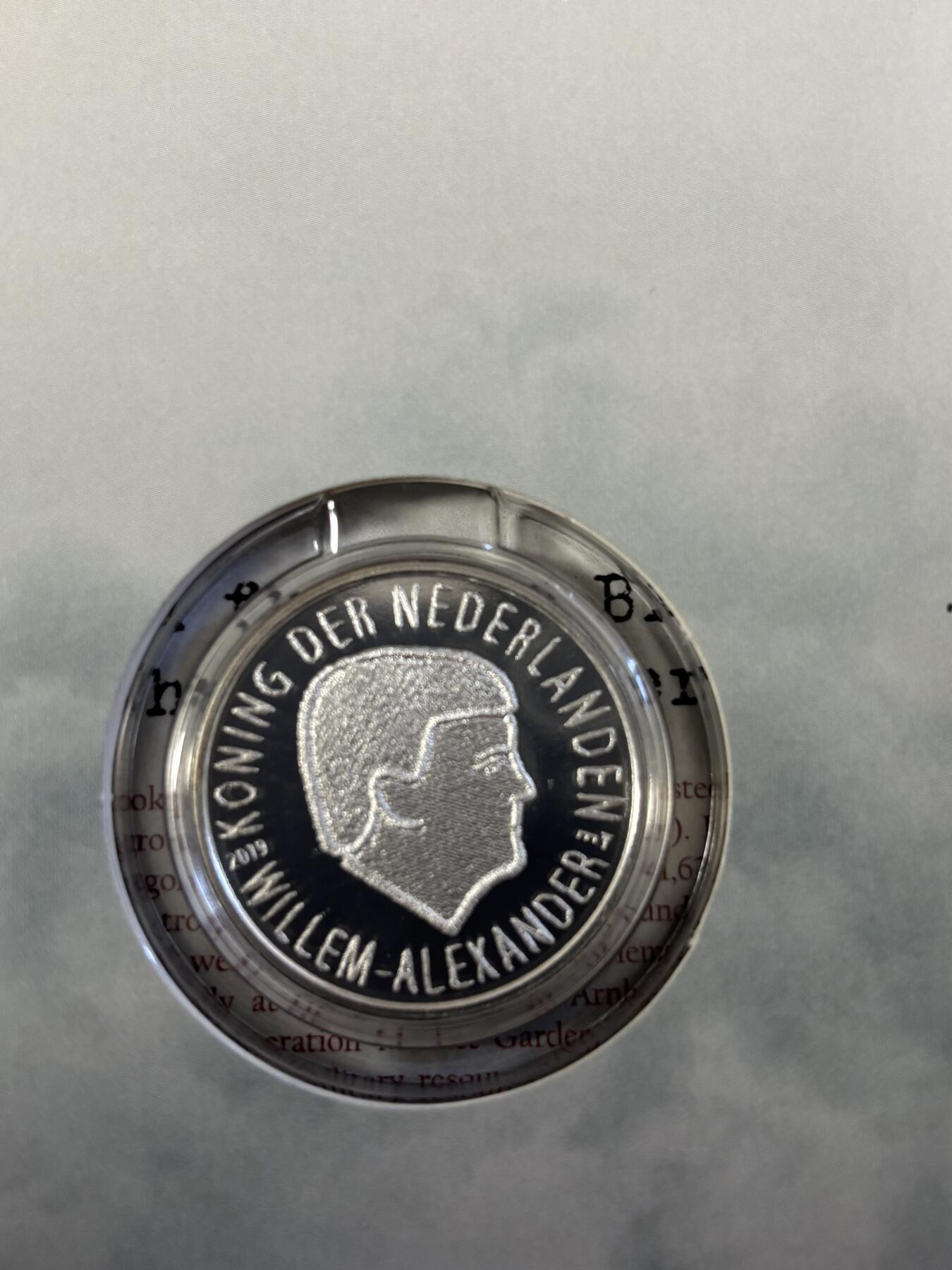 第187期拍卖 荷兰二战花园空降行动精制半盎司纪念银币