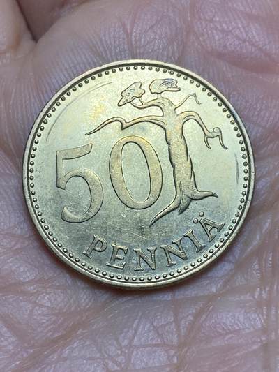 2026年第五场(总第一百七十四场）外国好品散币场(免佣金) - 芬兰🇫🇮1988年50盆尼(M标)