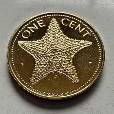 🌹外币初藏🌹🐯2026年第5场  每周二四六晚8️⃣点 接代拍 - 巴哈马1975年国徽版一分精制币