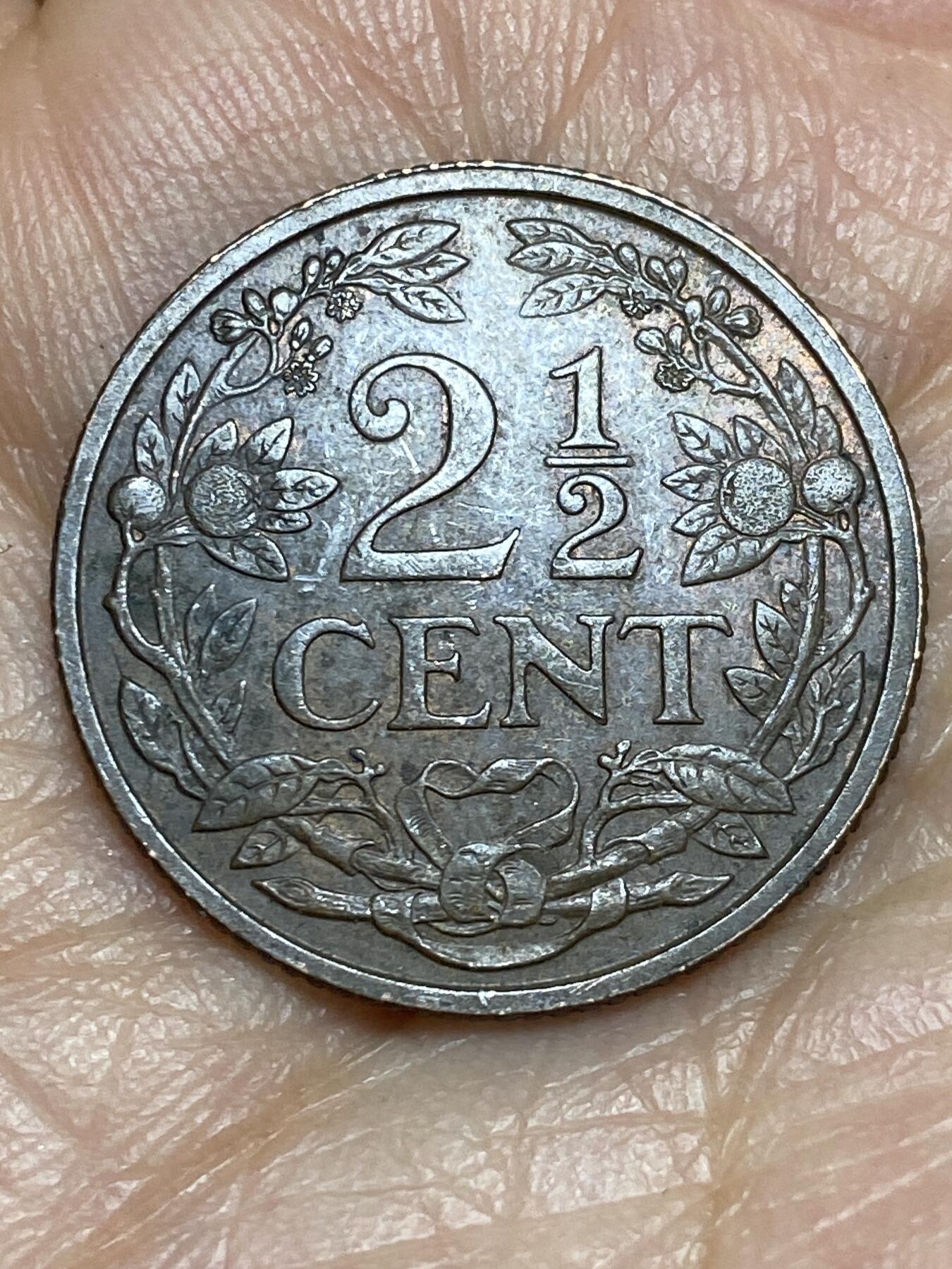 2026年第五场(总第一百七十四场）外国好品散币场(免佣金) 少见年份好品–荷兰🇳🇱1912年2.5分(威廉明娜女王第三版首发年，Seahorse –海马标)