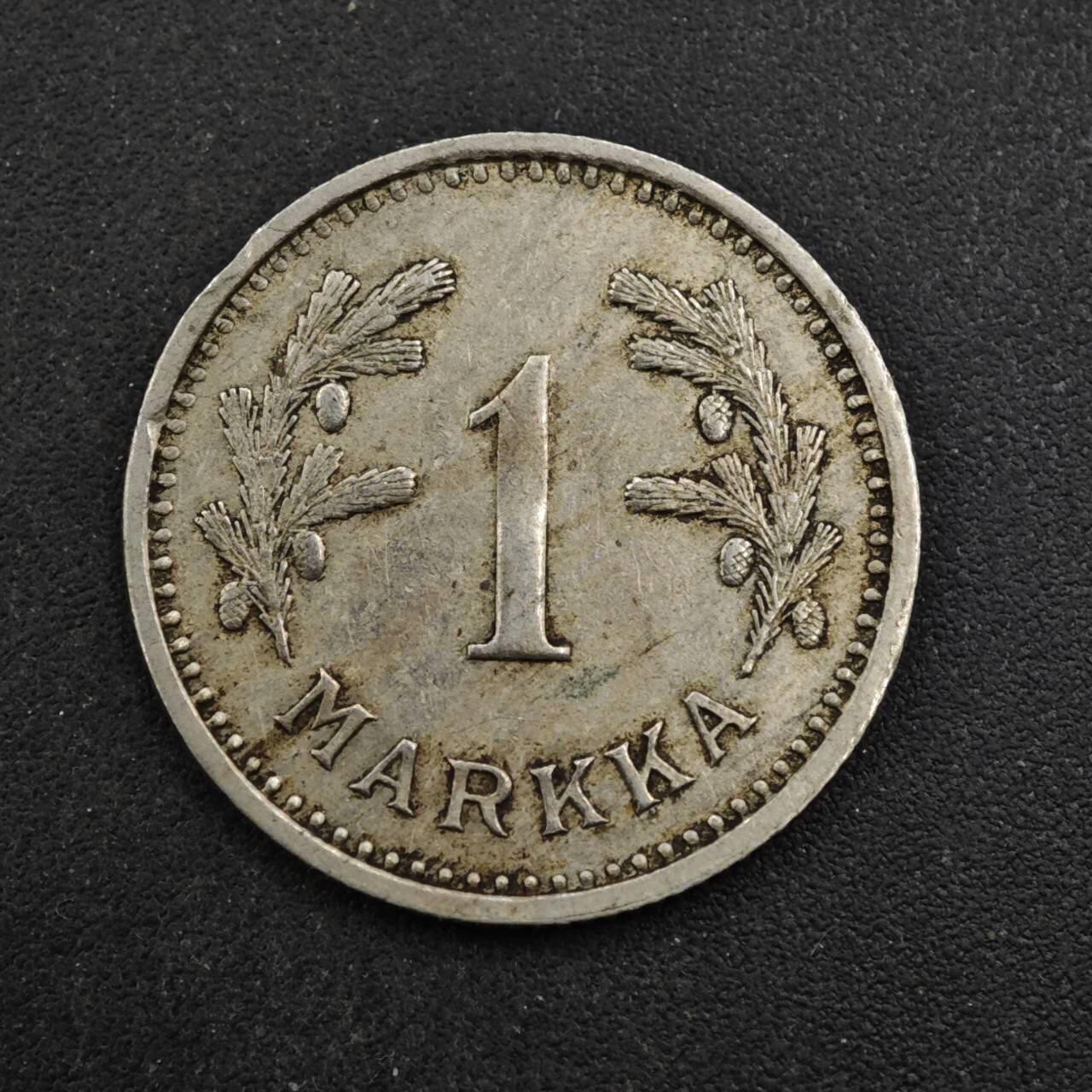 【淘币小摊】实时拍第八百四十三拍   散币场   满百包邮可预留二周 每周一统一发货   芬兰1931年1马克镍币