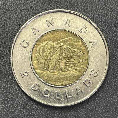 回流20260108 - 加拿大1996年2加元双金属币 首发年份