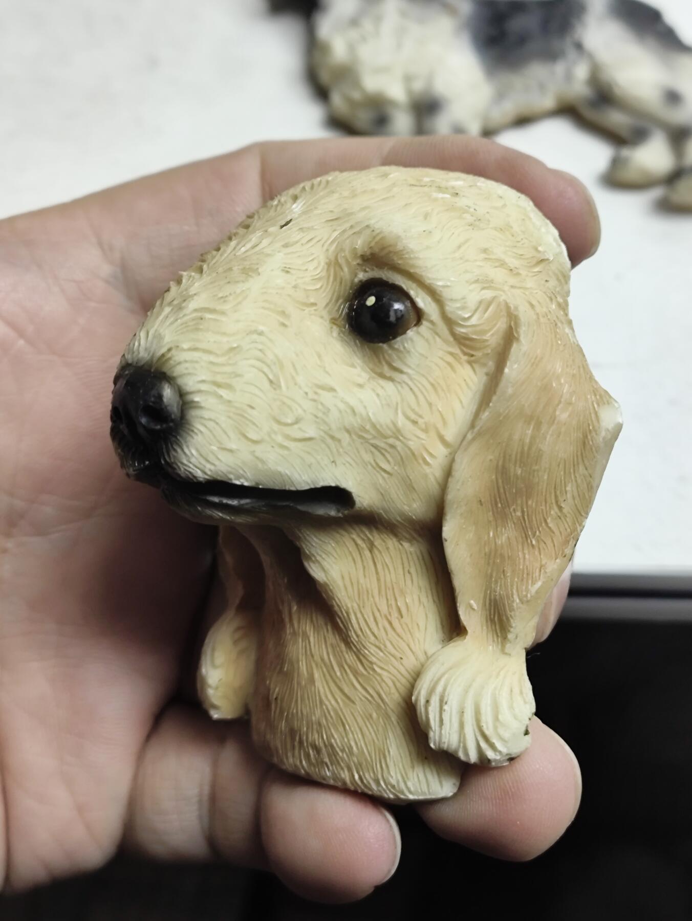 风光无限，精美冰箱贴A 金毛寻回犬造型的创意磁性树脂冰箱贴‌