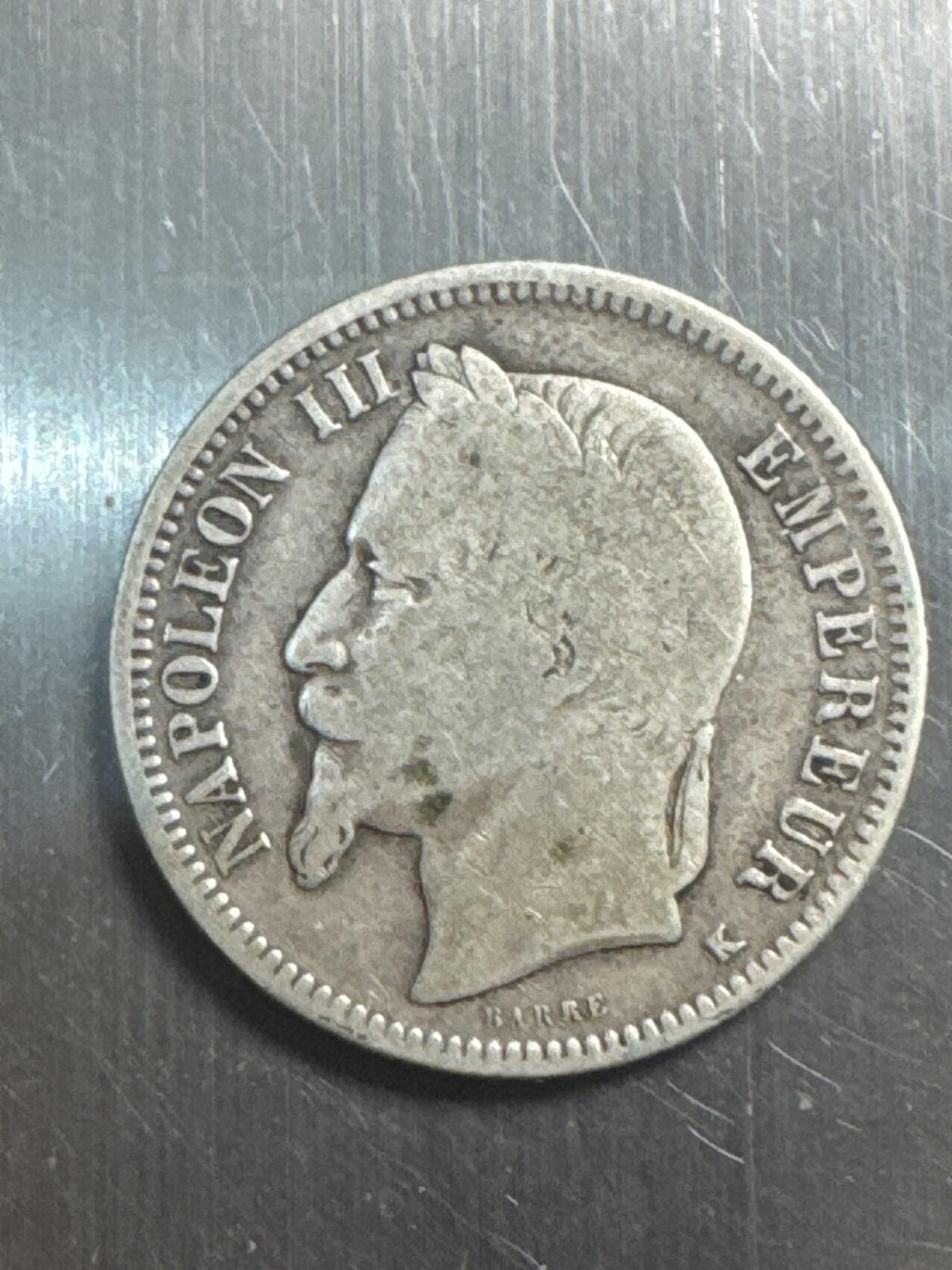 ❤️【币观天下】❤️ 第338期钱币拍卖- 2026.1.9周五晚上6点半场-长期征集拍品 法国1867年1法郎银币