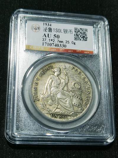 天下钱庄专场欢迎参拍 - 秘鲁1索尔银币