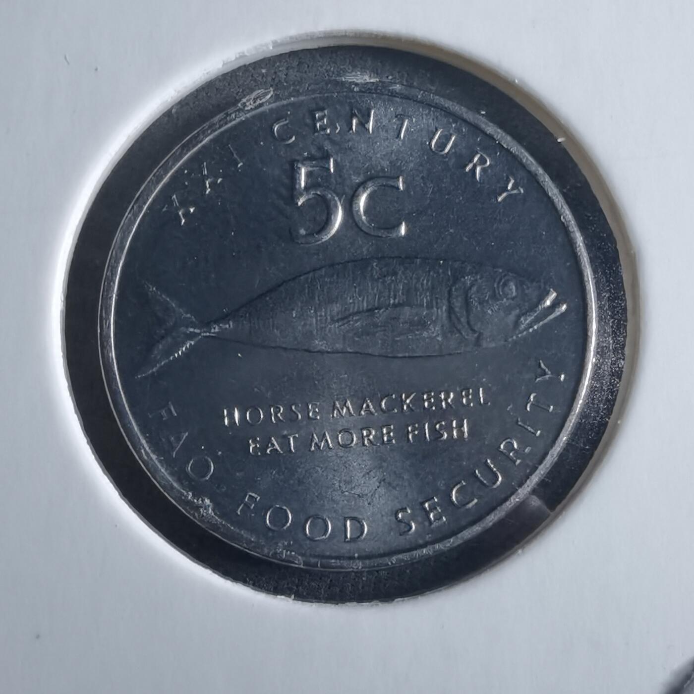 沼泽如烟--第955场 纳米比亚2000年五分FAO