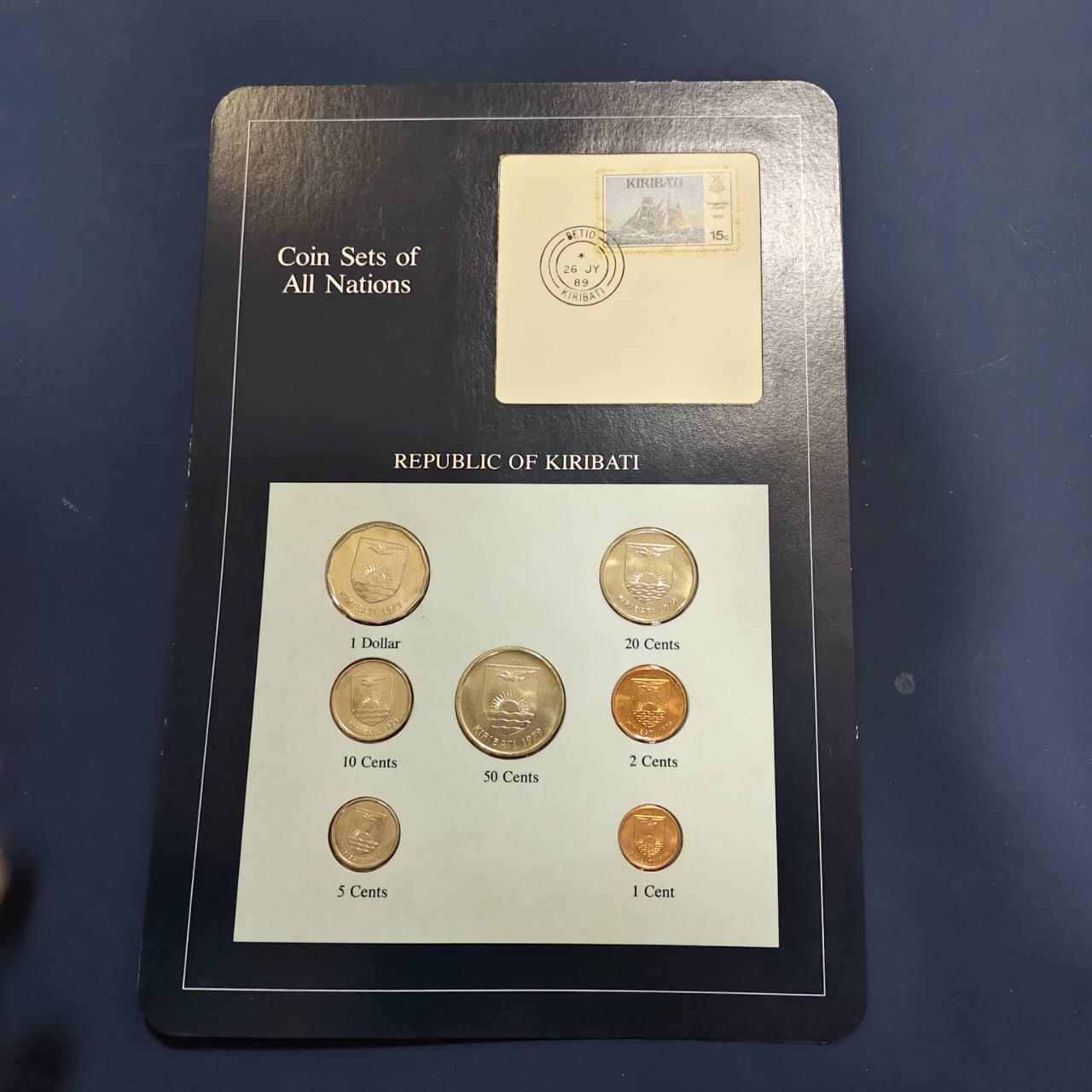 【全场包邮】纯粹捡漏拍492场【封装套币专场】-注意佣金 【富兰克林·世界各国硬币系列邮币卡】基里巴斯共和国2