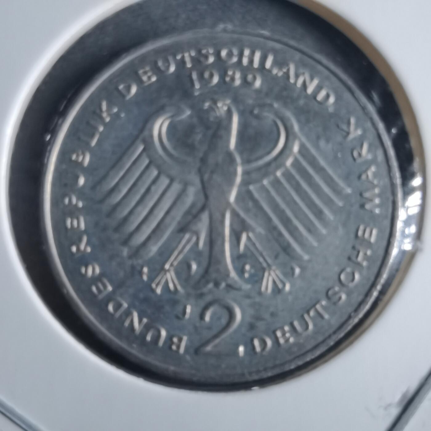 沼泽如烟--第955场 德国1989年2马克