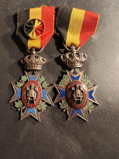 老王徽章第175期 - 比利时金银级工农业协会特别勋章一组