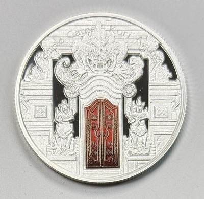 S&S Numismatic世界钱币-拍卖 第118期  - 斐济2012年 神庙之门 10元精制纪念银币  25克925银