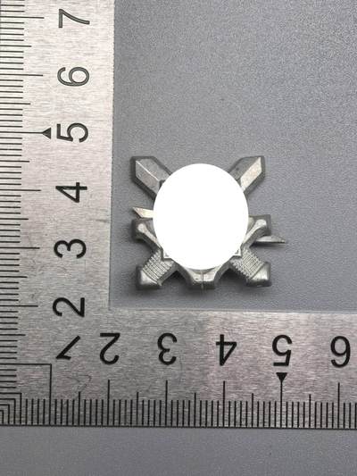 小驴勋章奖章收藏1月10日周六晚六点拍卖（珍爱和平，收藏战争，铭记历史，勿忘国耻，忠党爱国。有偿代拍，送拍规则在简介最后，参拍须阅读规则后再参拍，关系到运费包装发货时效真假辨别等关键信息，拍卖时不再发原图，看大图店主微信码在拍卖店铺介绍里） - 得三帽徽，铝质