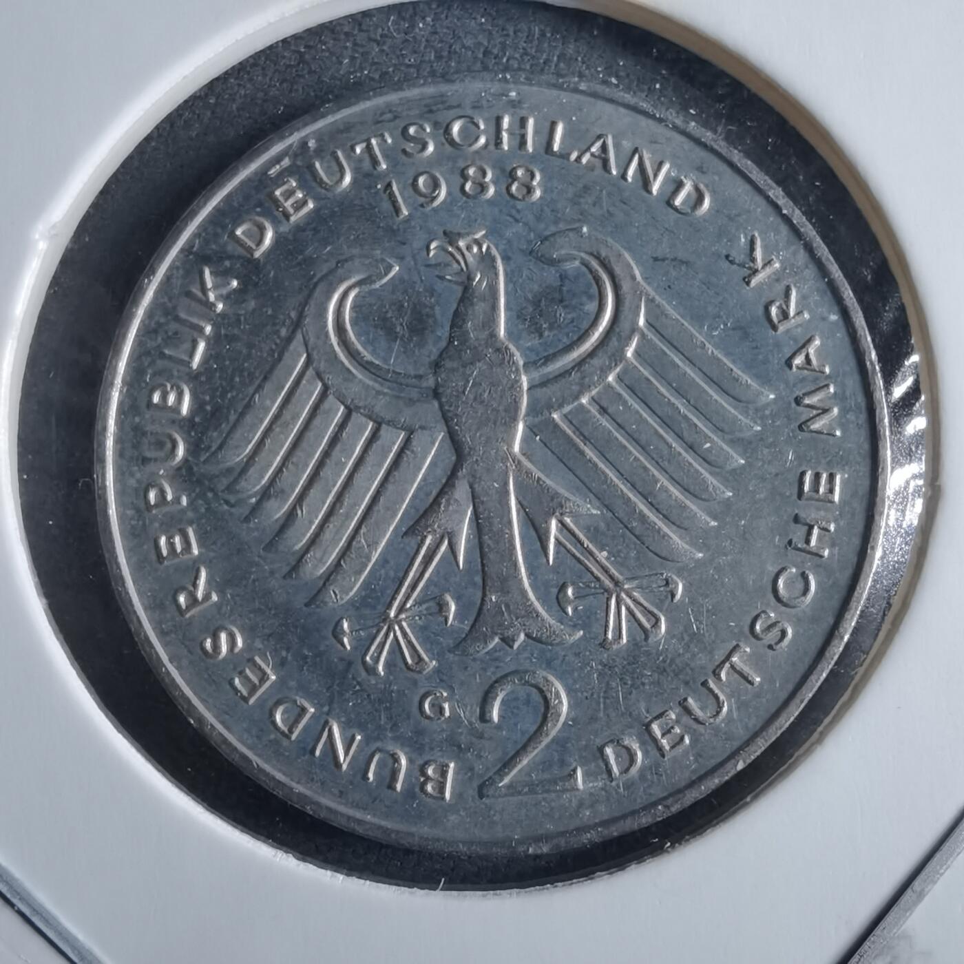 沼泽如烟--第955场 德国1988年2马克