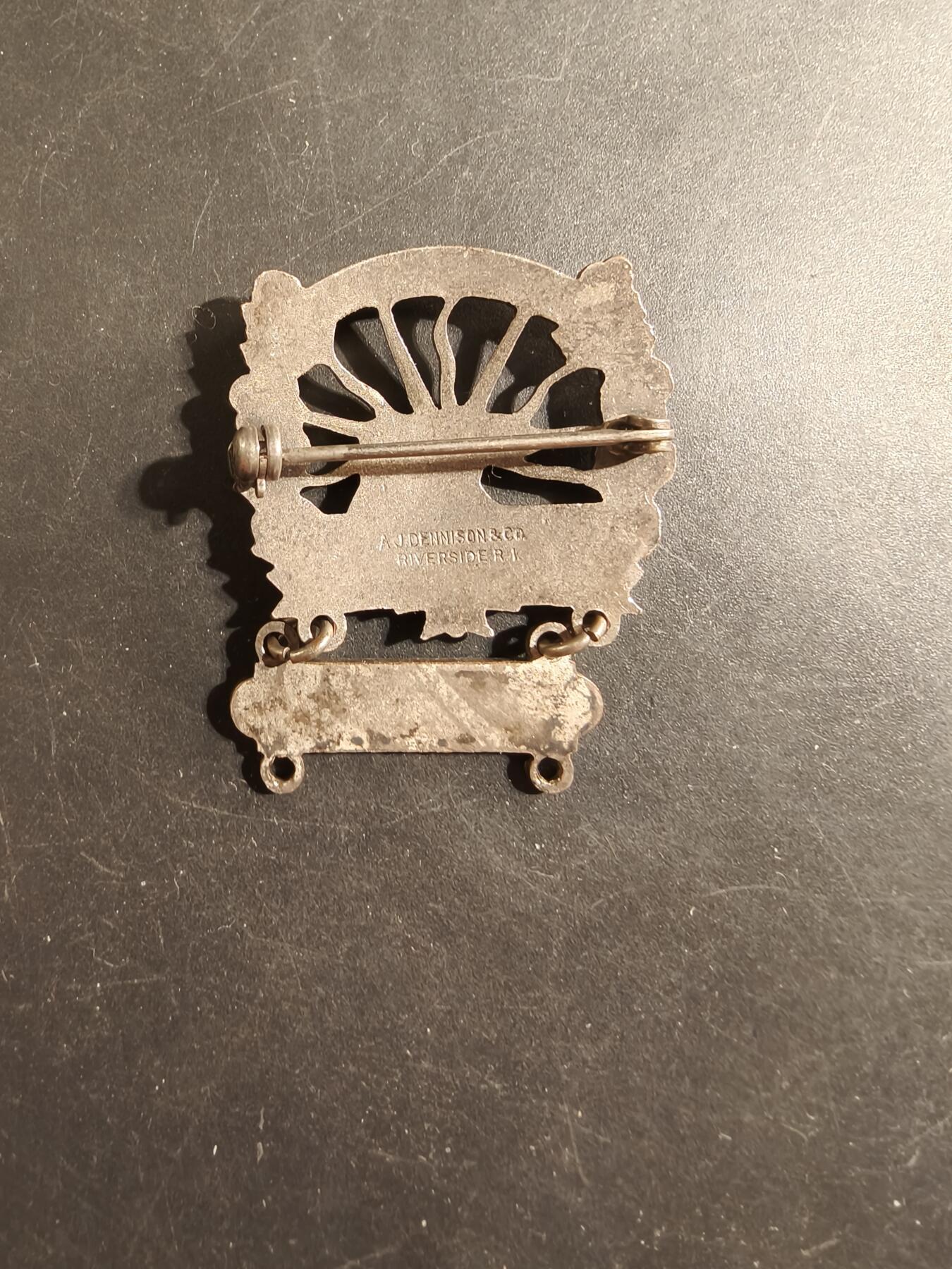 老王徽章第175期 美国加州国民警卫队30年代演习100%出席证章