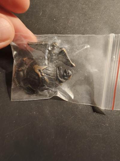 老王徽章第175期 - 美国海军陆战队大檐帽帽徽    低可视度版