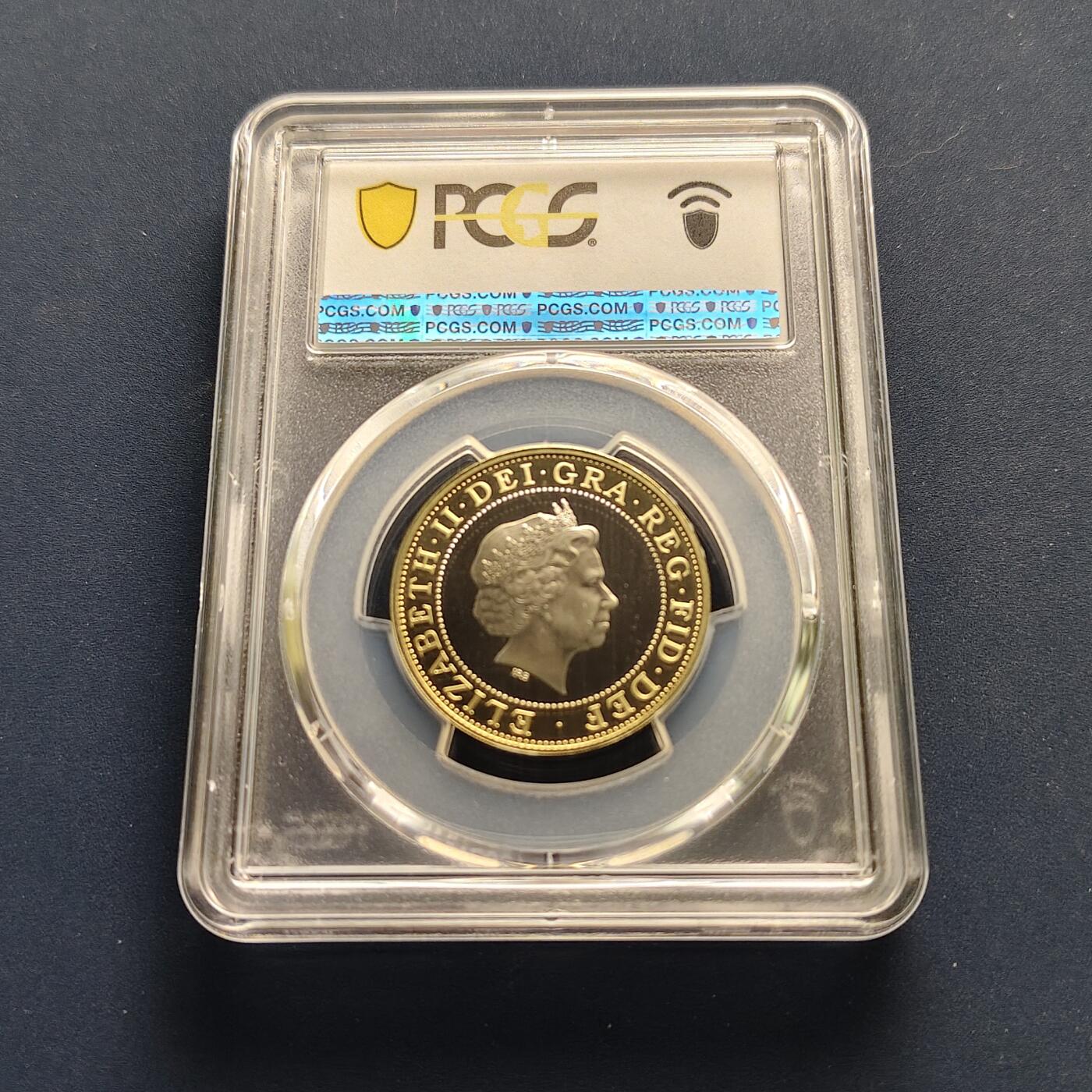 【全场包邮】纯粹捡漏拍493场 【收藏级】英国2009年2镑达尔文《物种起源》发行150周年精制双色金属纪念币-PCGS PR69 DCAM（更高分仅1枚）