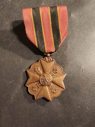 老王徽章第175期 - 比利时铜级民事功绩奖章