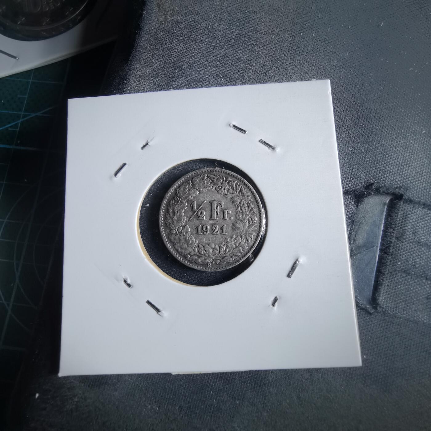 沼泽如烟--第955场 瑞士1921年半法郎银币