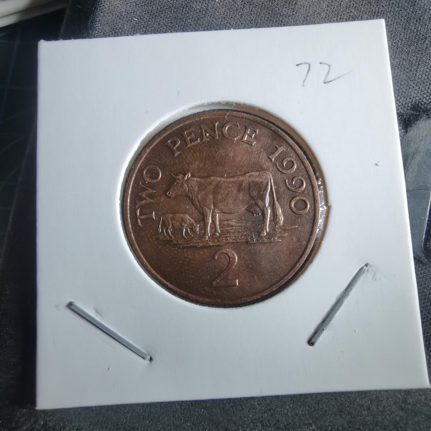 沼泽如烟--第955场 根西1990年2便士