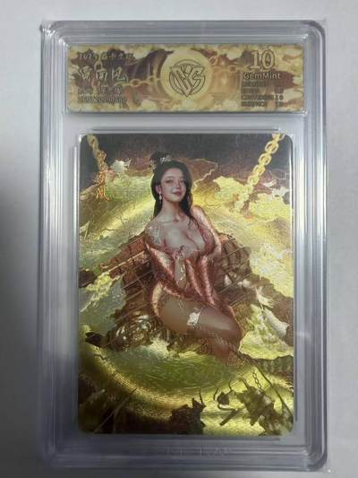 满200包邮！龙虎卡牌-七一场（满200元包邮，无佣金，每周六结拍，欢迎送拍） - 【亲签】粗闪评级卡 焱卡文化 刷子人间传 - 贾南风 10G (定制标)